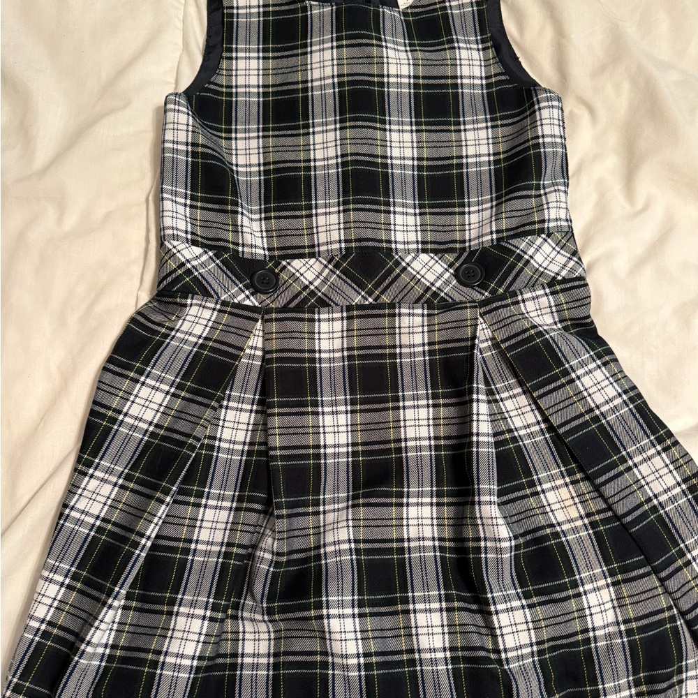 Lands' End Plaid Girls Jumper